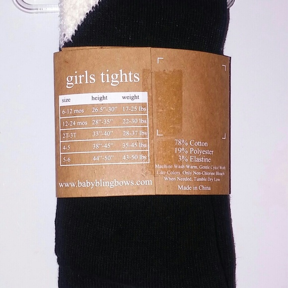 Nw Baby Bling black tights - Picture 2 of 2